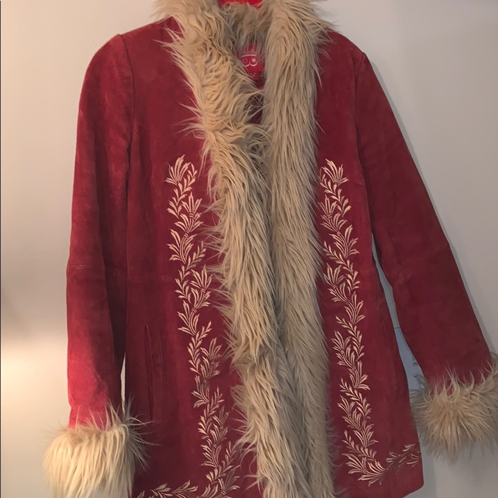 Red jacket
